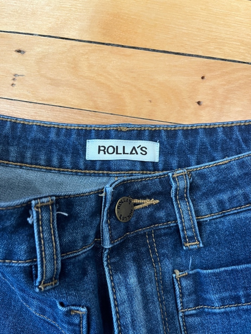 ROLLA’S Sailor wide leg high rise crop - Picture 6 of 11